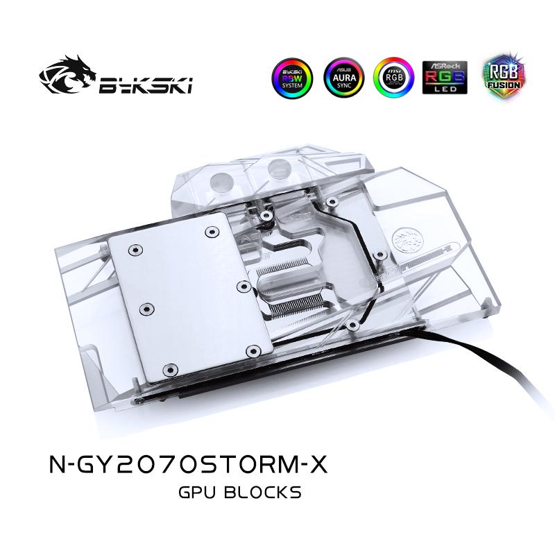FormulaMod Bykski RTX 2070 full-cover GPU waterblock — silent local AI workload cooling (view 3)