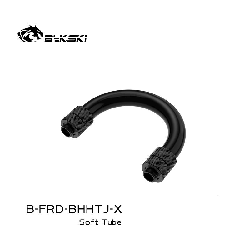 Bykski All In On Soft Tube, OD 16/12/10, Fast Connect Tube With Rotating Fitting , Anti-bending High Temperature Resistance, B-FRD-BHHTJ-X B-FRD-BHHTJ-12-X B-FRD-BHHTJ-10-X