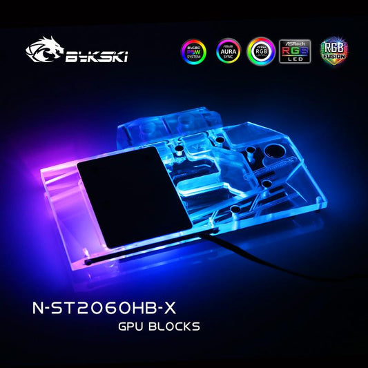 FormulaMod Bykski RTX 2060 full-cover GPU waterblock — silent local AI workload cooling