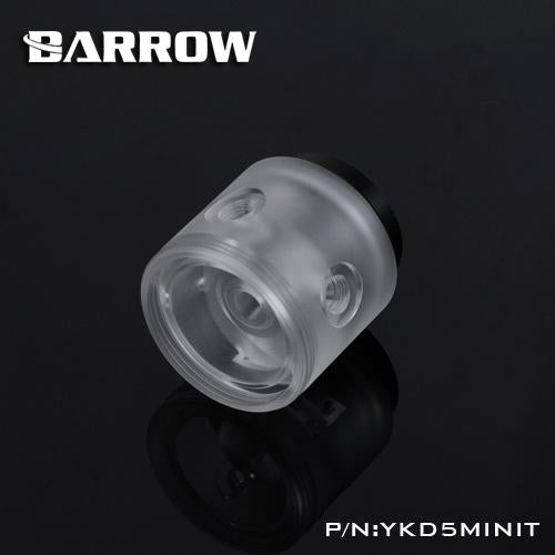Barrow POM/PMMA acrylic water pump cover for D5 / MCP655 serise pump computer water cooling. PD5MINIT | Water Cooling Pump