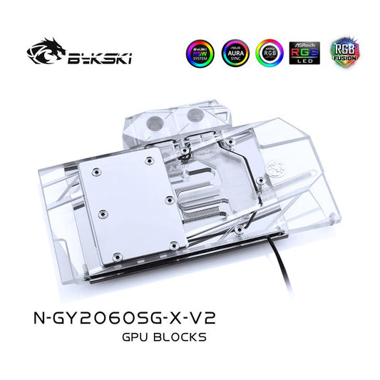 FormulaMod Bykski RTX 2060 full-cover GPU waterblock — silent local AI workload cooling