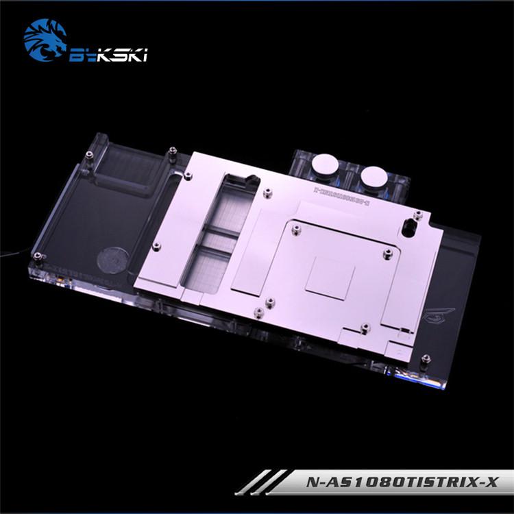 Bykski N-AS1080TI STRIX-X,Full Cover Graphics Card WaterCooling Block for Asus ROG STRIX GTX1080Ti/1080/1070/1060,Dragon GTX1070