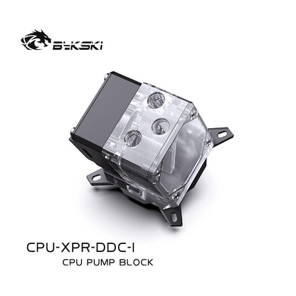 BYKSKI CPU Block Pump Reservoir Combo , CPU-XPR-DDC-I M Integrated AIO PWM Pump Water cooler For INTEL 115X 2011 , AMD AM3 AM4
