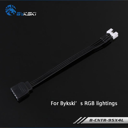 Bykski B-CNTR-95X4L, Asus Aura Synchronous Extension Cables, For 12v 4Pin Header, Only For Bykski's RGB Lighting System