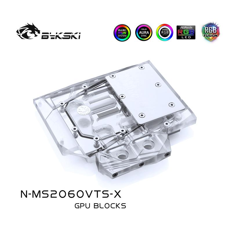 Bykski N-MS2060VTS-X GPU Water Cooling Block For MSI RTX 2060 Ventus XS 6G OC / GTX 1660 Ventus XS 6G | Water Cooling Block