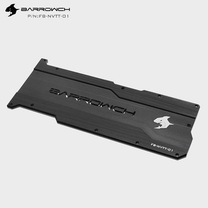 Barrowch FB-NVTT-01, Aluminum Alloy Back Plate, Dedicated For Founder Edition/Reference Series RTX2080Ti GPU