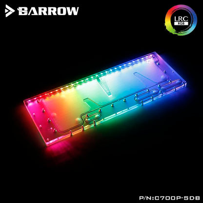 Barrow C700P-SDB, Waterway Boards For CoolerMaster C700P Case, For Intel CPU Water Block & Single/Double GPU/Pumps Building