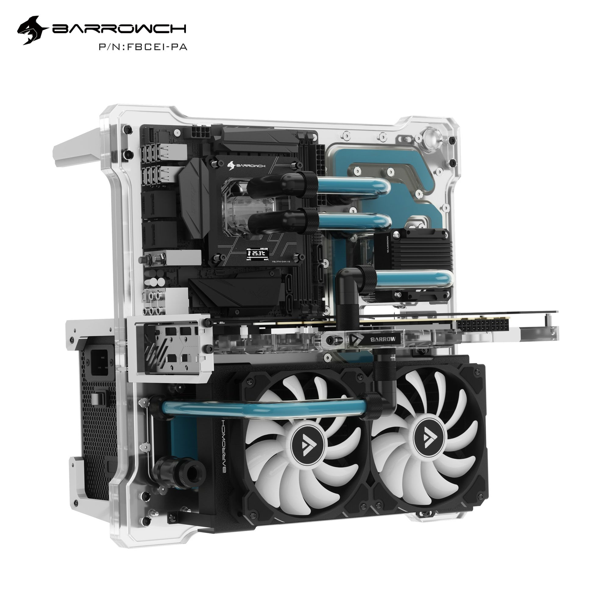Barrow ch FBCEI-PA ITX Case , Open Computer Mini Chassis , Modular Panel Case , Limited Edition Water Cooling PC | PC Case