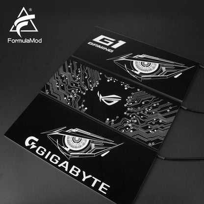 FormulaMod Fm-DB, Gpu Decorative Backplate, With 5v 3pin Lighting LED Acrylic Backplane, Can Sync To | RGB Lighting