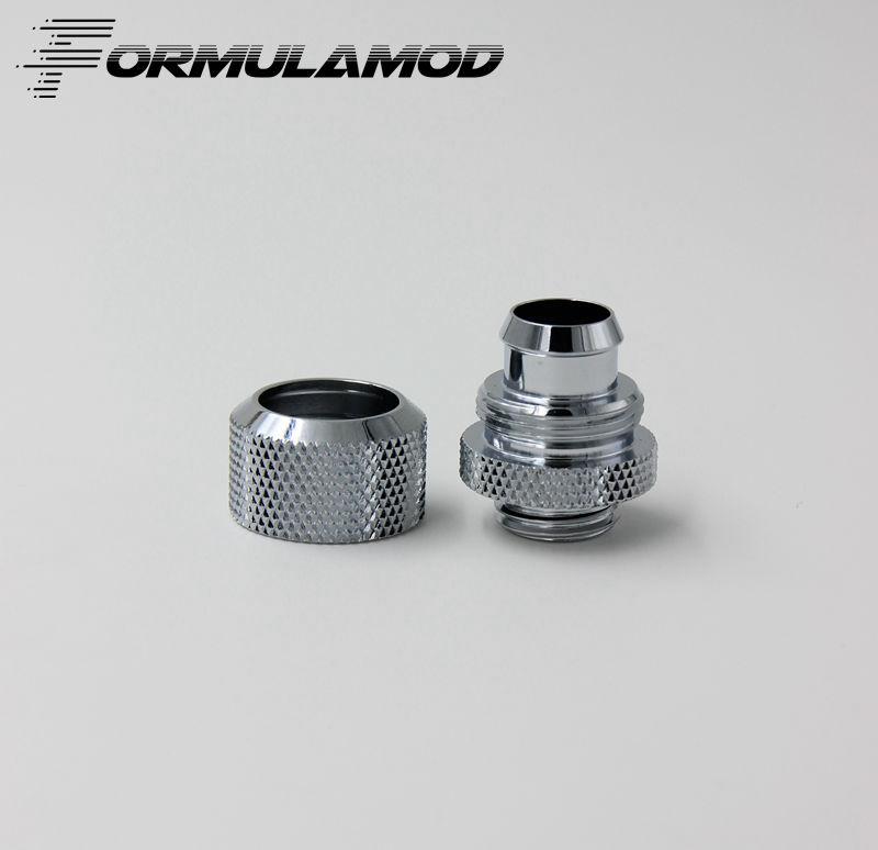 FormulaMod Fm-3FB, 3/8"ID*1/2"OD 10x13mm Soft Tube Fittings, G1/4" Fittings For Soft Tubing