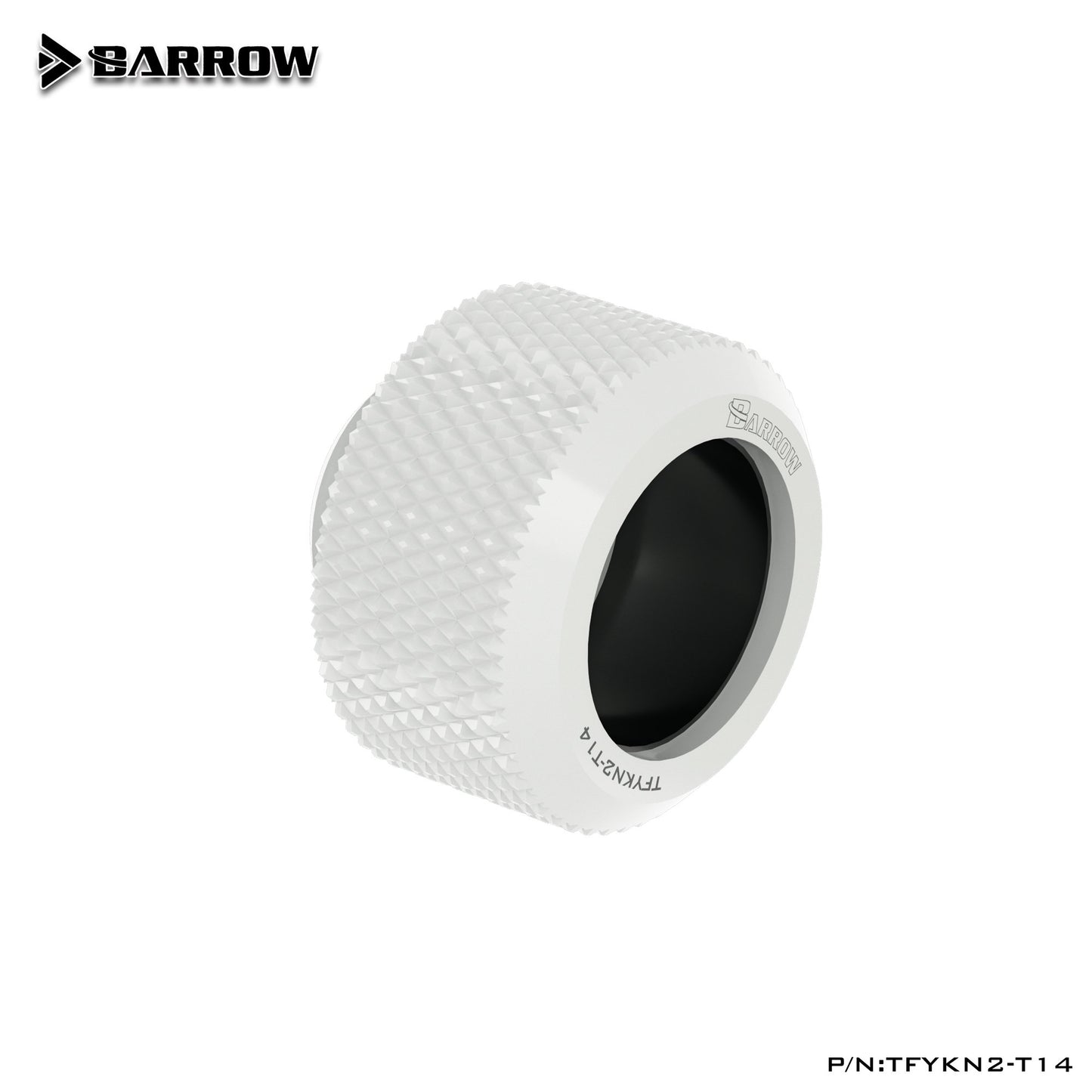 Barrow TFYKN2-T14, OD14mm Hard Tube Fittings, Choice series Enhanced Anti-off Rubber Ring, For OD14mm Hard Tubes