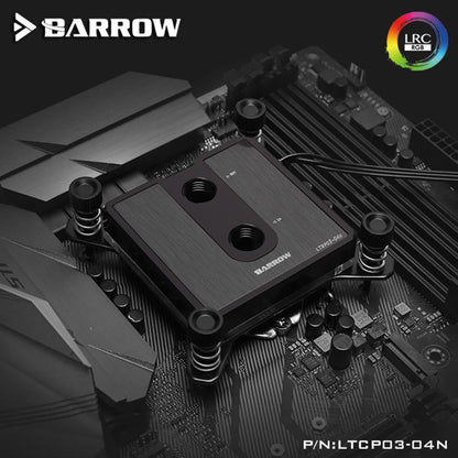 Barrow LTCP03-04N, For Intel Lga115x Composite CPU Water Blocks, POM/barss Top Optional, LRC 2.0 5v | Liquid Cooling Block