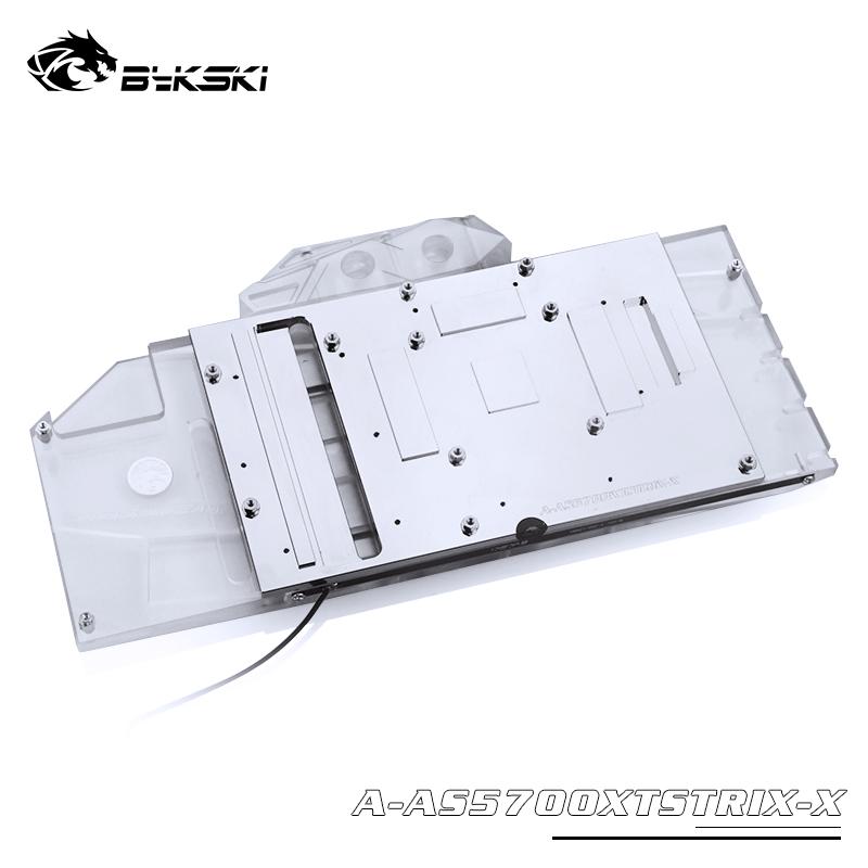 Bykski A-AS5700XTSTRIX-X, Full Cover Graphics Card Water Cooling Block, For ASUS ROG STRIX RX5700XT O8G GAMING