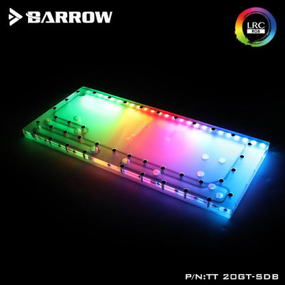 Barrow TT-20GT-SDB, Waterway Boards For TT LEVEL 20GT Case, For Intel CPU Water Block & Single/Double | Liquid Cooling Block