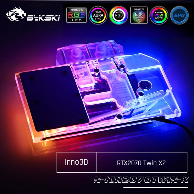 FormulaMod Bykski RTX 2070 full-cover GPU waterblock — silent local AI workload cooling