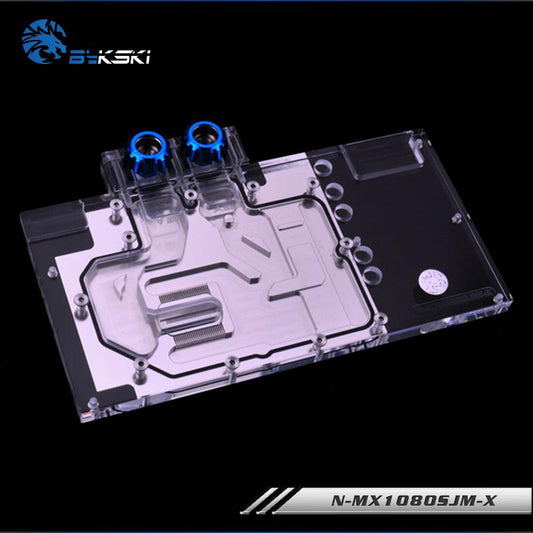 Bykski N-MX1080SJM-X,Full Cover Graphics Card Water Cooling Block for Palit GTX1080 SuperJetStream | Water Cooling Block