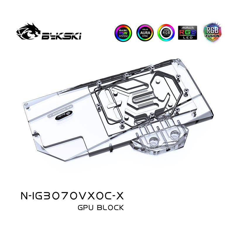 Bykski GPU Water Block For Colorful RTX 3070Ti/3070/3060Ti Vulcan / Neptune, Radiator Water Cooling Liquid, N-IG3070VXOC-X