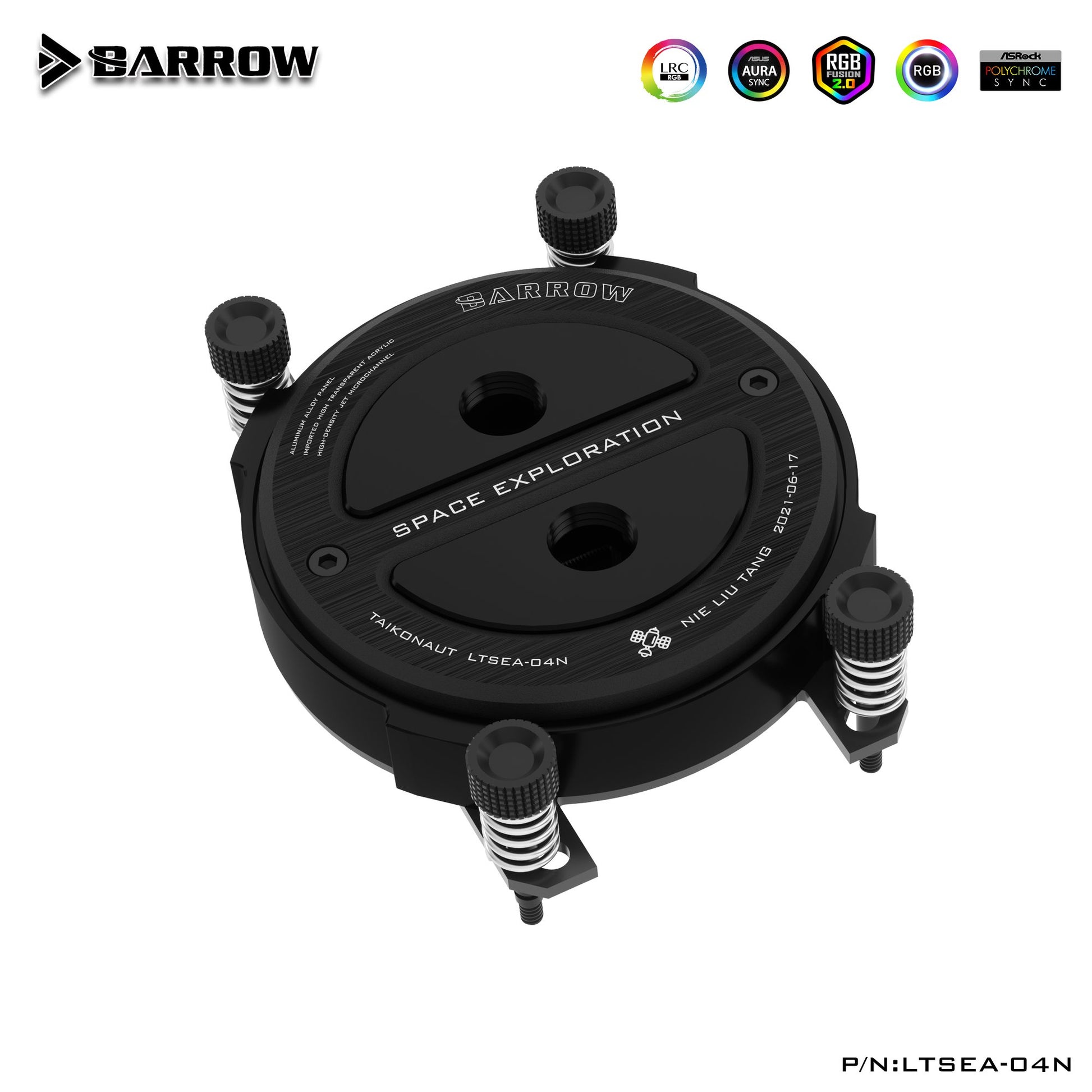 FormulaMod Barrow CPU Water Cooling Block For Intel X99 AMD , Acrylic/POM Liquid Cooling System Micro | Water Cooling Block