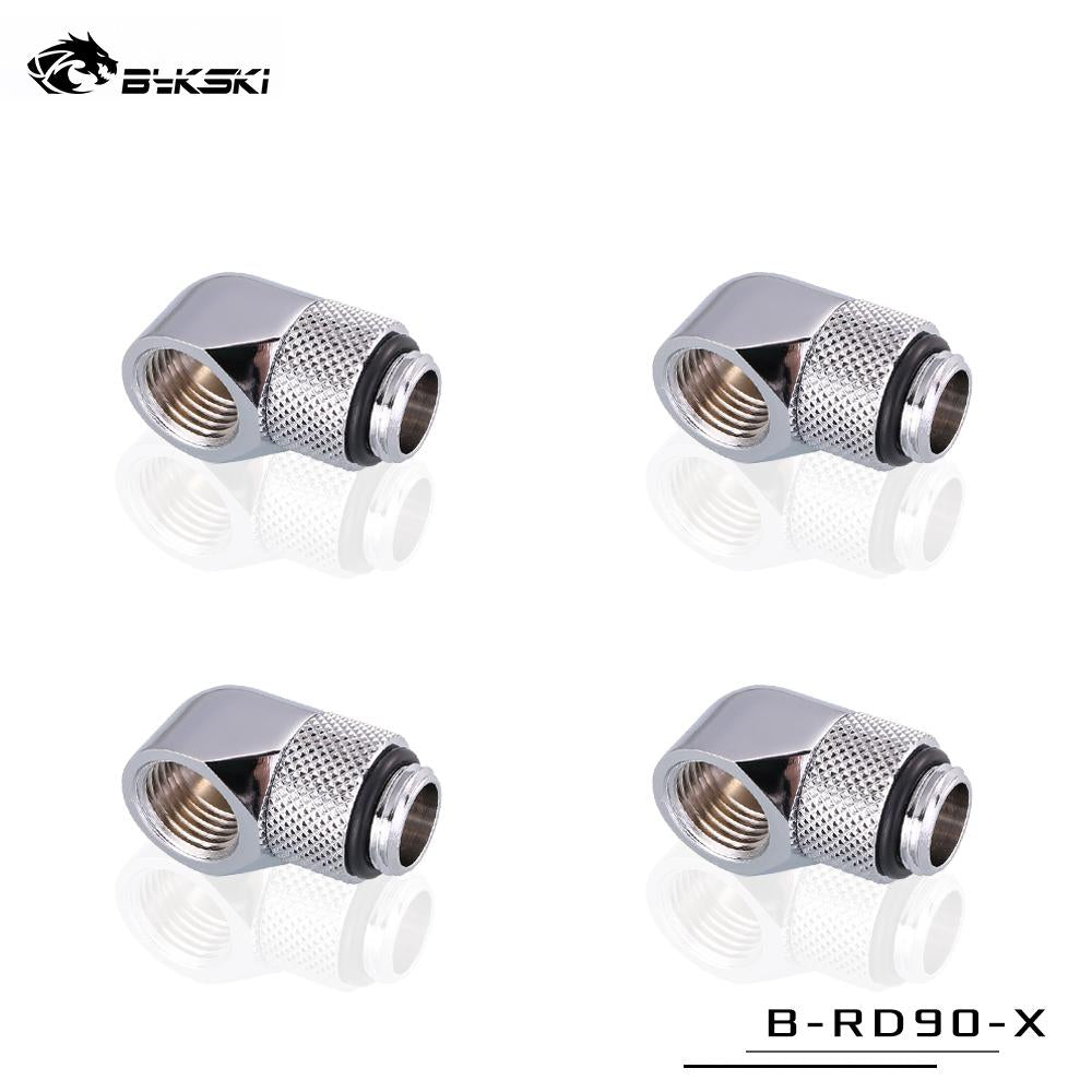 Bykski 90° Adapter Rotary Fitting Bykski G1/4" Computer Case Water Cooling Copper Equipment Adjust | Water Cooling Fitting