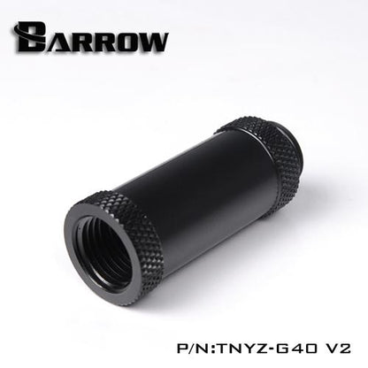 Barrow TNYZ-G40V2, 40mm Male To Female Extender Fittings, G1/4 Male To Female Water Cooling Fittings | Water Cooling Fitting