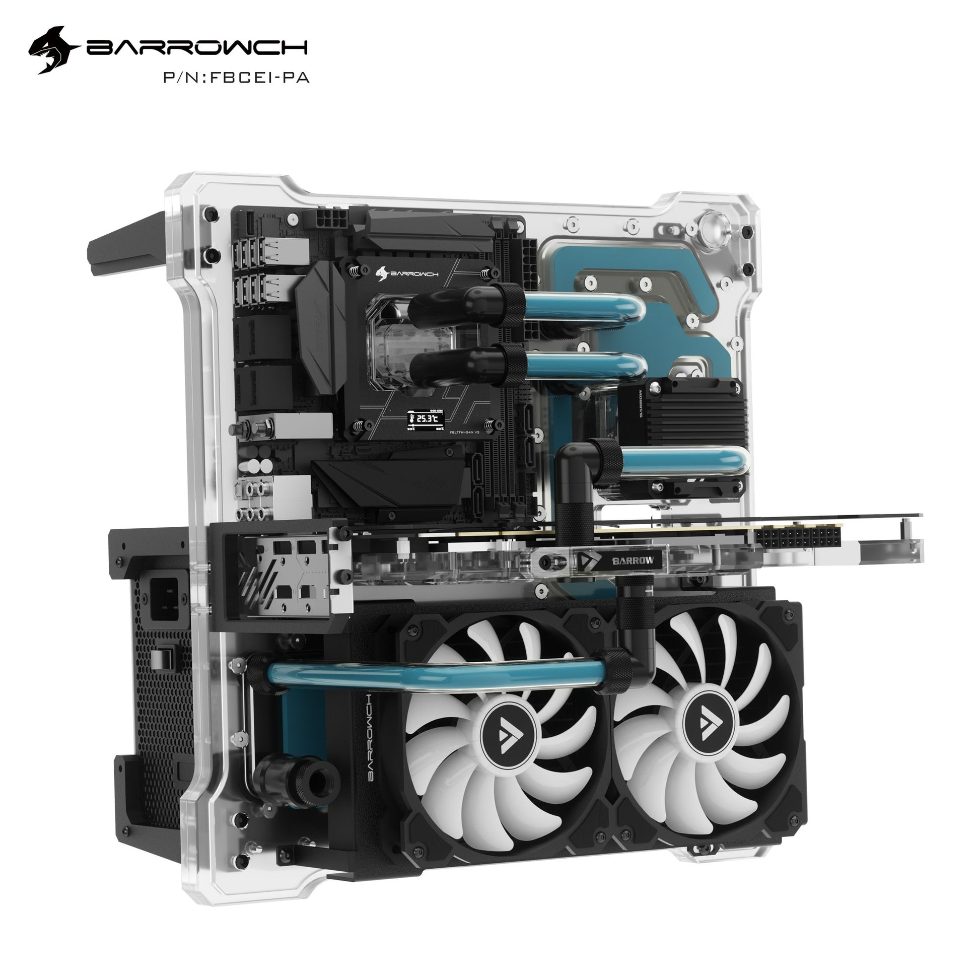 Barrow ch FBCEI-PA ITX Case , Open Computer Mini Chassis , Modular Panel Case , Limited Edition Water Cooling PC | PC Case