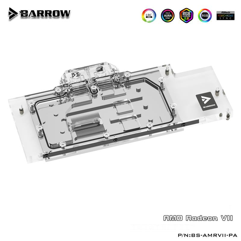 Barrow BS-AMRVII-PA, LRC 2.0 Full Cover Graphics Card Water Cooling Blocks, For AMD Founder | Water Cooling Accessory