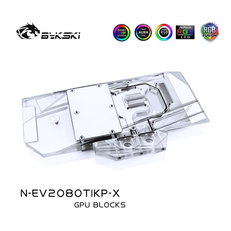Bykski N-EV2080TIKP-X GPU Water Cooling Block For EVGA Nvidia Geforce RTX 2080Ti KiNGPIN Computer | Water Cooling Block
