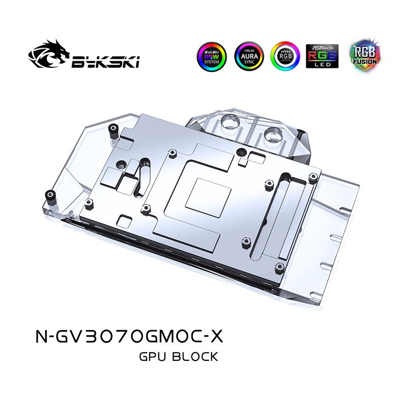 Bykski 3070 GPU bloc de refroidissement par eau pour Gigabyte GeForce RTX 3070, système de refroidissement liquide de carte graphique, N-GV3070GMOC-X 