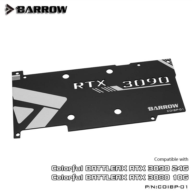 Barrow Backplane for Colorful BATTLEAX 3090 3080, For Full Cover Water Cooling GPU Block Cooler, COIBP-01