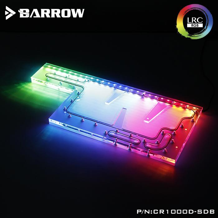 Barrow CR1000D-SDB V1, Waterway Boards For Corsair 1000D Case, For Intel CPU Water Block & | Liquid Cooling Block