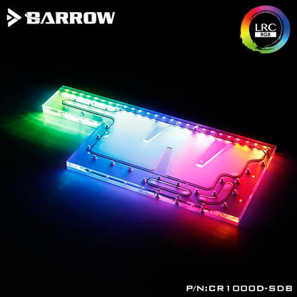 Barrow CR1000D-SDB V1, Waterway Boards For Corsair 1000D Case, For Intel CPU Water Block & | Liquid Cooling Block