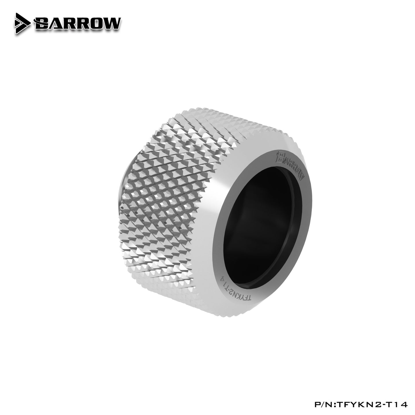 Barrow OD14mm Hard Tube Fittings, Choice Series Enhanced Anti-off Rubber Ring, For OD14mm Hard Tubes, TFYKN2-T14