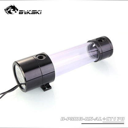 Bykski B-PMD3-RX-AL-CT, PWM DDC Pumps With 120/170/230mm Reservoir, Maximum Flow 600L/H, Maximum | Water Cooling Reservoir