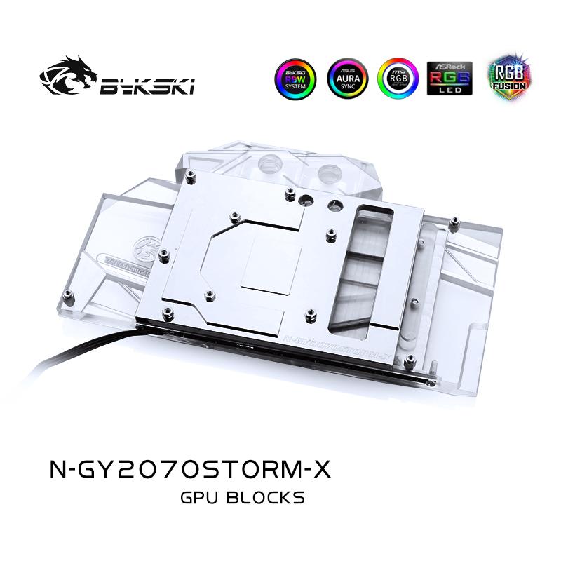 FormulaMod Bykski RTX 2070 full-cover GPU waterblock — silent local AI workload cooling (view 5)