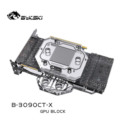 Bykski RTX 3090 GPU Backplane Water block Cooler for All 3090 series Graphic card , Mining Water Cooling backplate block