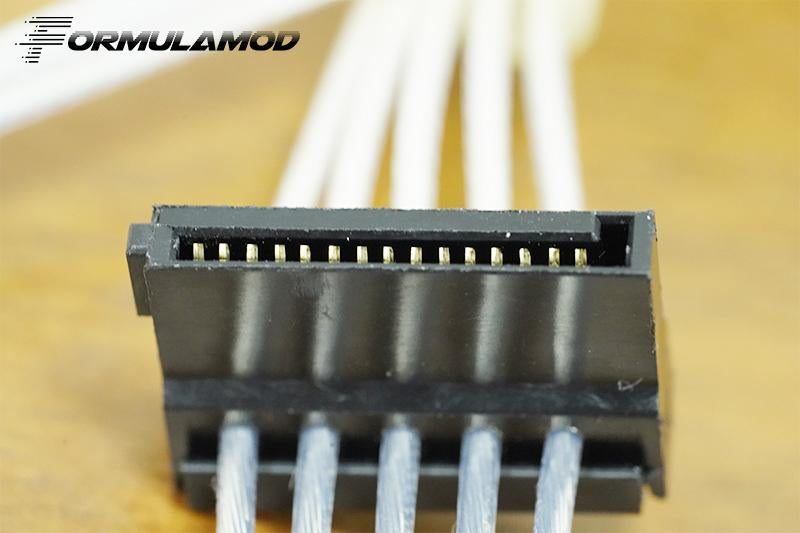 FormulaMod Fm-HS-SL, Fully Modular PSU Cables, 18AWG Silver Plated, For Asus THOR & SeaSonic Focus/Prime Series Modular PSU