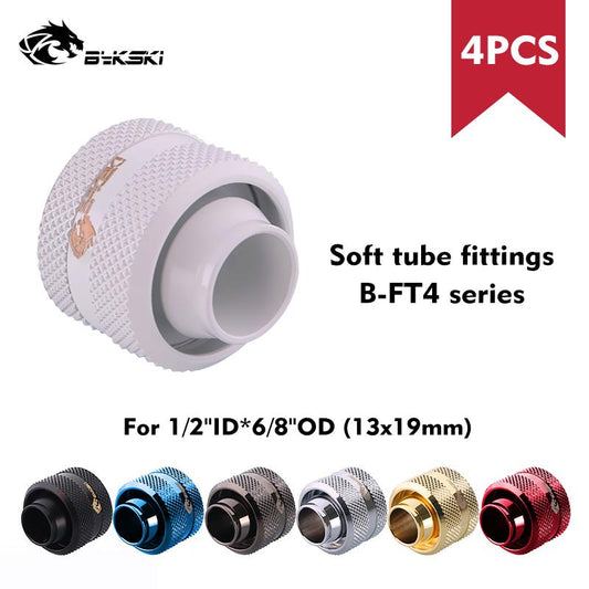 Bykski Soft Tubing Fitting Bykski G1/4" Water Cooling Adapter Suitable For 1/2" Id x 6/8" Od ( | Water Cooling Fitting
