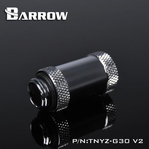 Barrow TNYZ-G30V2, 30mm Male To Female Extender Fittings, G1/4 Male To Female Water Cooling Fittings | Water Cooling Fitting
