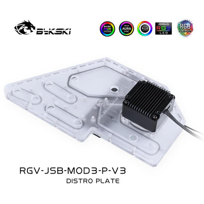 Bykski Waterway Cooling Kit For  JONSBO MOD3 Case, 5V ARGB, For Single GPU Building, RGV-JSB-MOD3-P-V3