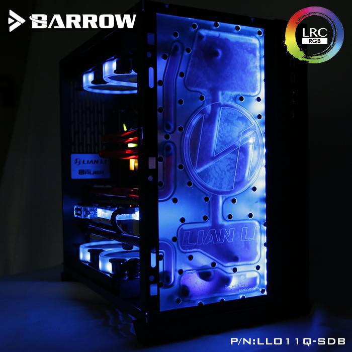 Barrow LLO11Q-SDBV1, Front Waterway Boards For Lian Li PC-O11 Dynamic Case, For Intel CPU Water Block & Single GPU Building