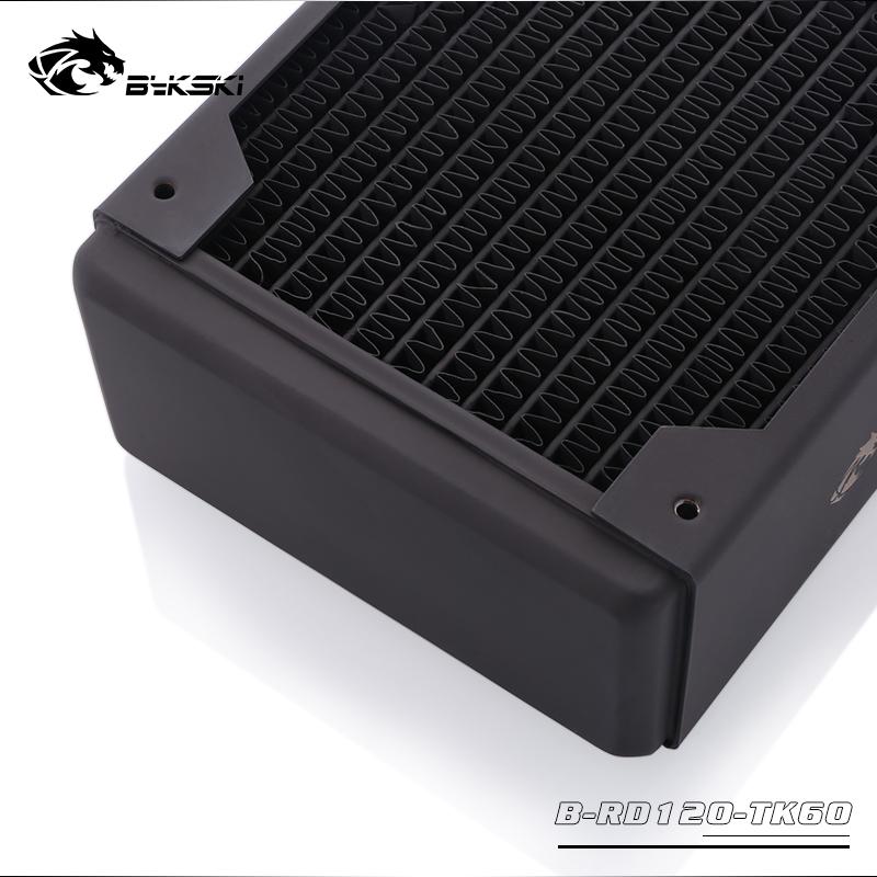 Bykski B-RD120-TK60 120mm Triple Row Radiators 60mm Thickness Standard Water Cooling Radiators | Water Cooling Accessory