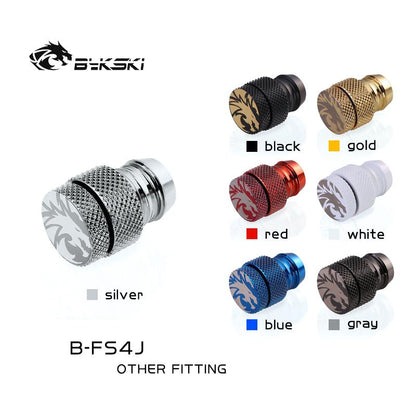 Bykski B-FS4J, For 13x19 Soft Tube Drain Fittings, Used For Water System Bottom To Drain Coolant