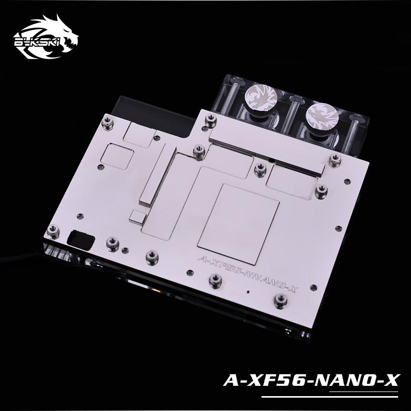Bykski A-XF56-NANO-X, Full Cover Graphics Card Water Block, RBW Lighting system,For All Series Founder Edition AMD VEGA56 Nano