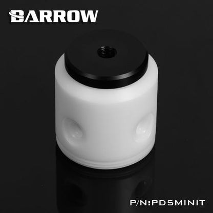 Barrow POM/PMMA acrylic water pump cover for D5 / MCP655 serise pump computer water cooling. PD5MINIT | Water Cooling Pump