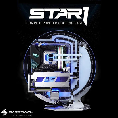 Barrow ch Program Kit for STAR1 Series Circular Water Cooling Case, Limited Edition, PC Computer Open Chassis | PC Case