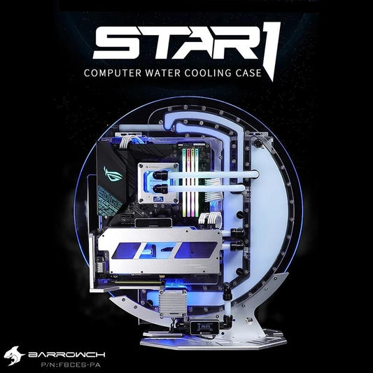 Barrow ch Program Kit for STAR1 Series Circular Water Cooling Case, Limited Edition, PC Computer Open Chassis | PC Case
