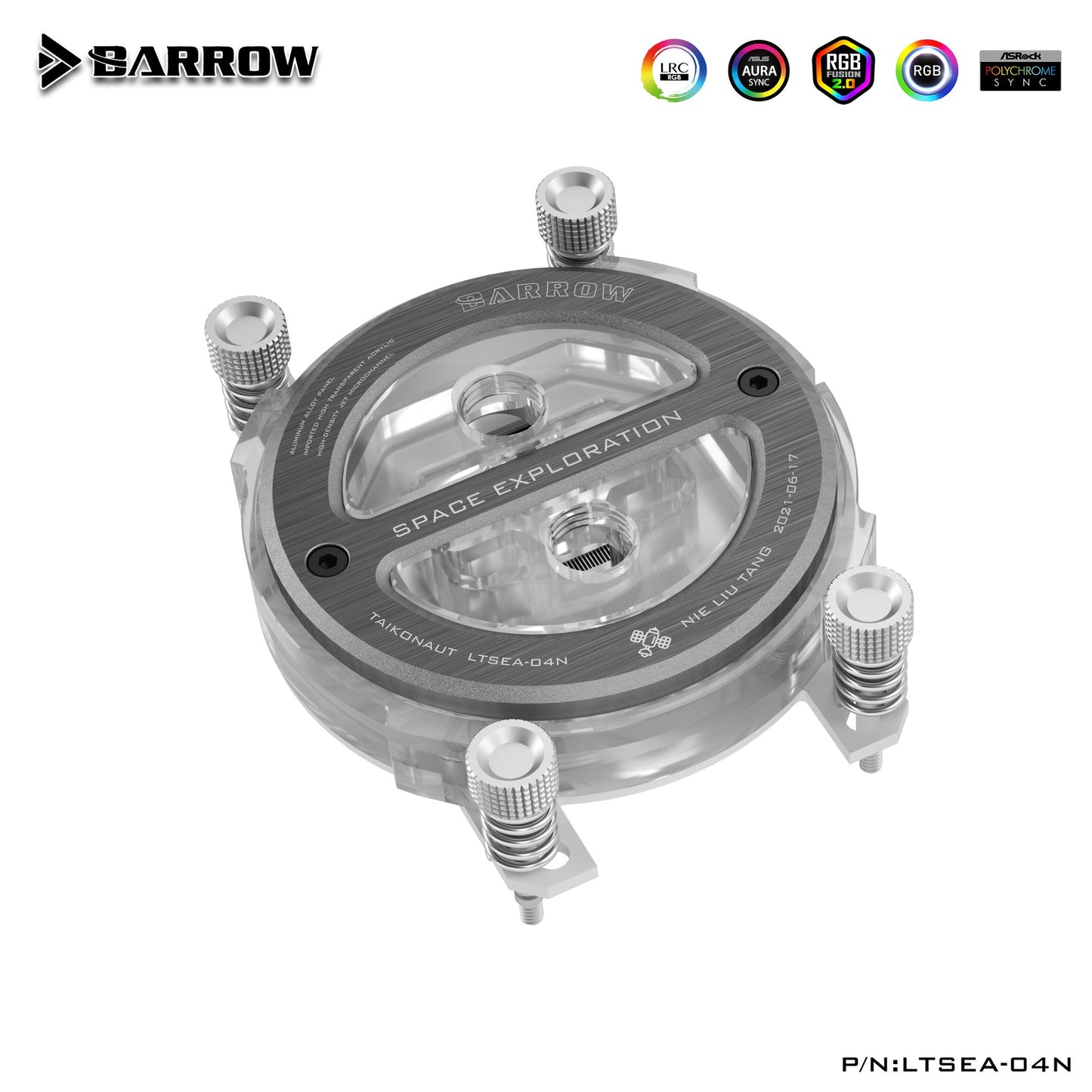 FormulaMod Barrow CPU Water Cooling Block For Intel X99 AMD , Acrylic/POM Liquid Cooling System Micro | Water Cooling Block