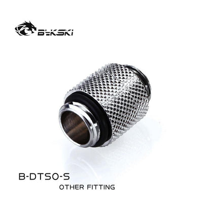 Bykski B-DTSO-S, Male To Male Rotary Fittings, Boutique Diamond Pattern, Multiple Color G1/4 Male To Male Fittings