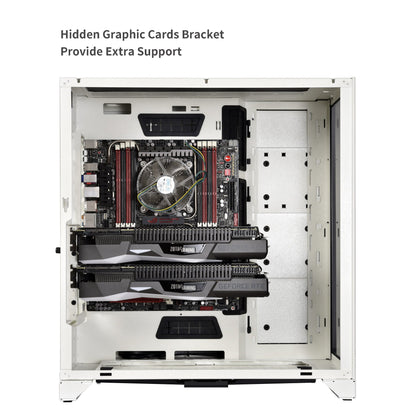 LIANLI Metal Bracket GPU Holder for Single and Double Graphics Card Holder Suit for E-ATX ATX Motherboard , GB-001
