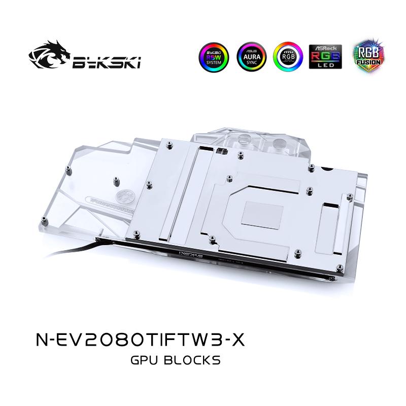 FormulaMod Bykski RTX 2080Ti full-cover GPU waterblock — silent local AI workload cooling (view 4)